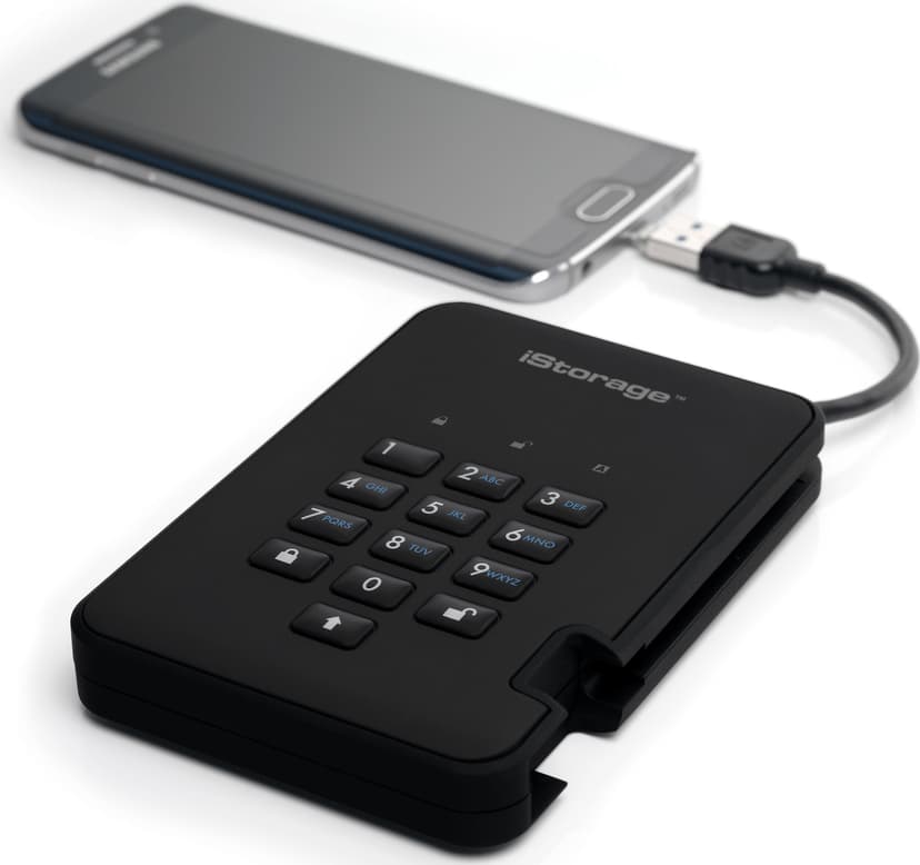 Istorage diskAshur2 SSD 16TB USB-A Musta