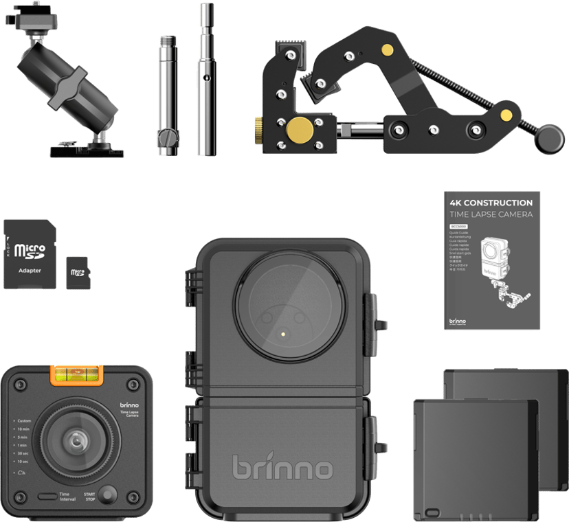 Brinno BCC5000 4K Construction Camera Bundle