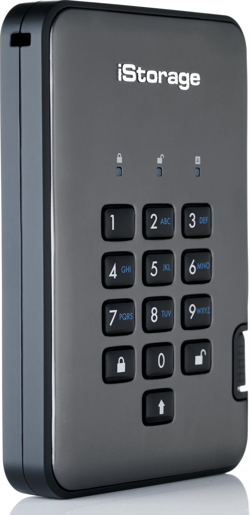 Istorage diskAshur Pro2 SSD FIPS 2TB USB-A Svart