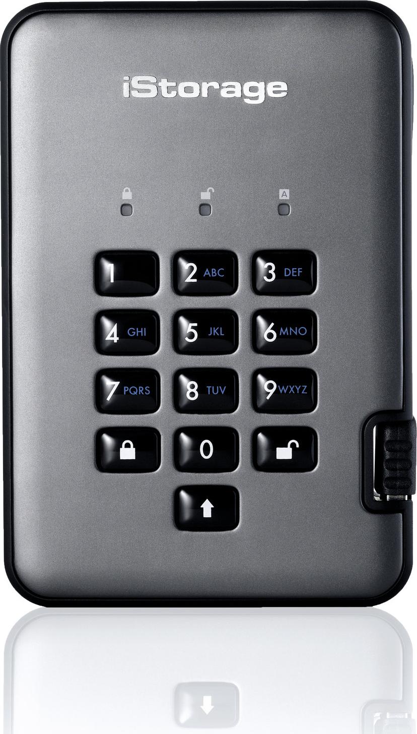 Istorage diskAshur Pro2 SSD FIPS 16TB USB-A Harmaa