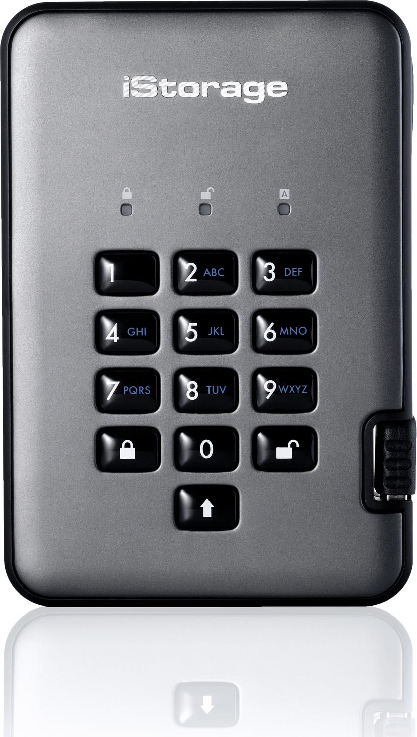 Istorage ISDAP2256SSD16000CG 16 TB USB Type-A 3.2 Gen 1 (3.1 Gen 1) Svart USB-A Svart