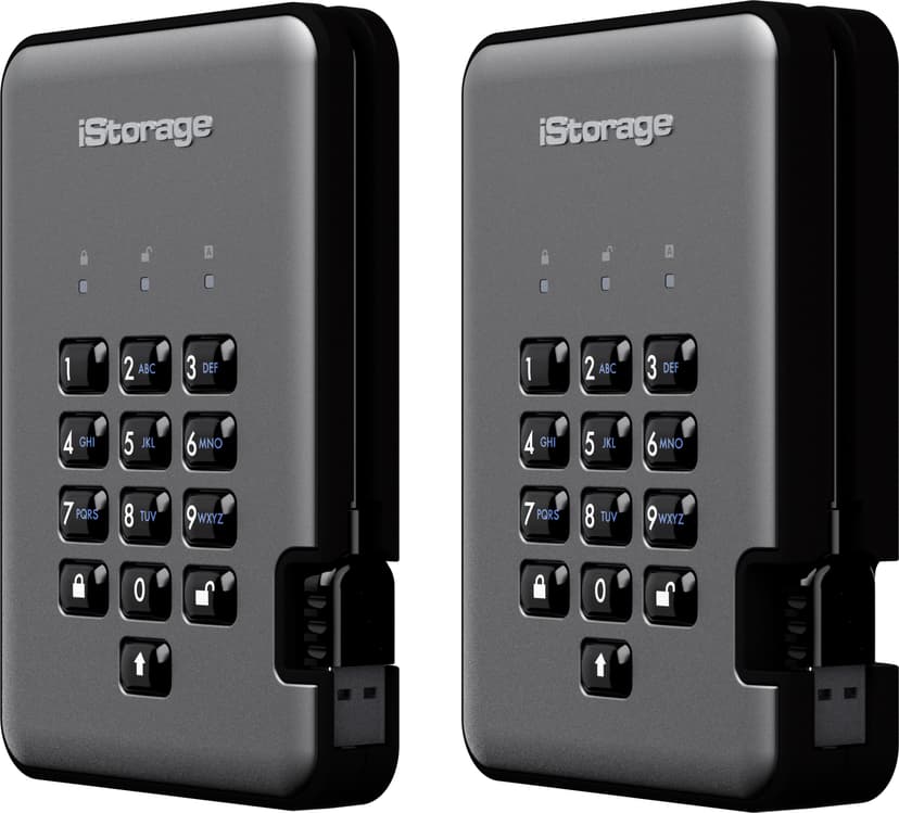 Istorage ISDAP2256SSD16000CG 16 TB USB Type-A 3.2 Gen 1 (3.1 Gen 1) Svart USB-A Svart