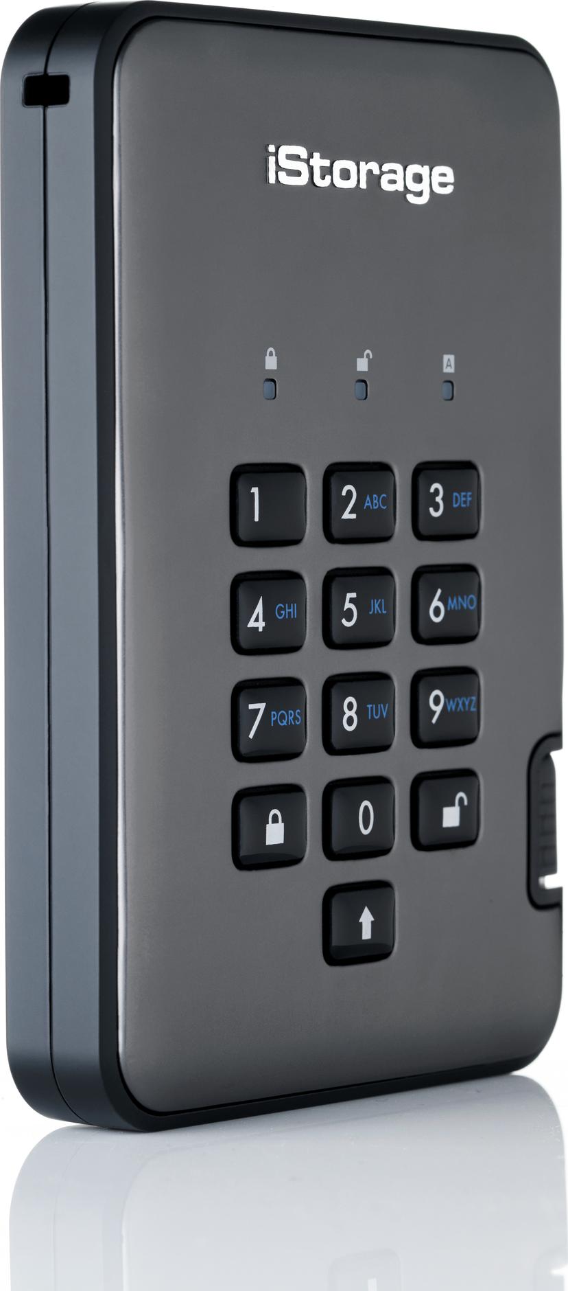 Istorage ISDAP2256SSD16000CG 16 TB USB A-tyyppi 3.2 Gen 1 (3.1 Gen 1) musta USB-A Musta