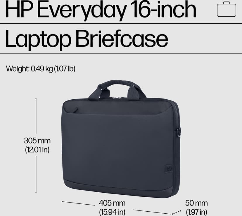 HP Everyday Laptopveske 16" 16.1" Polyester Grå
