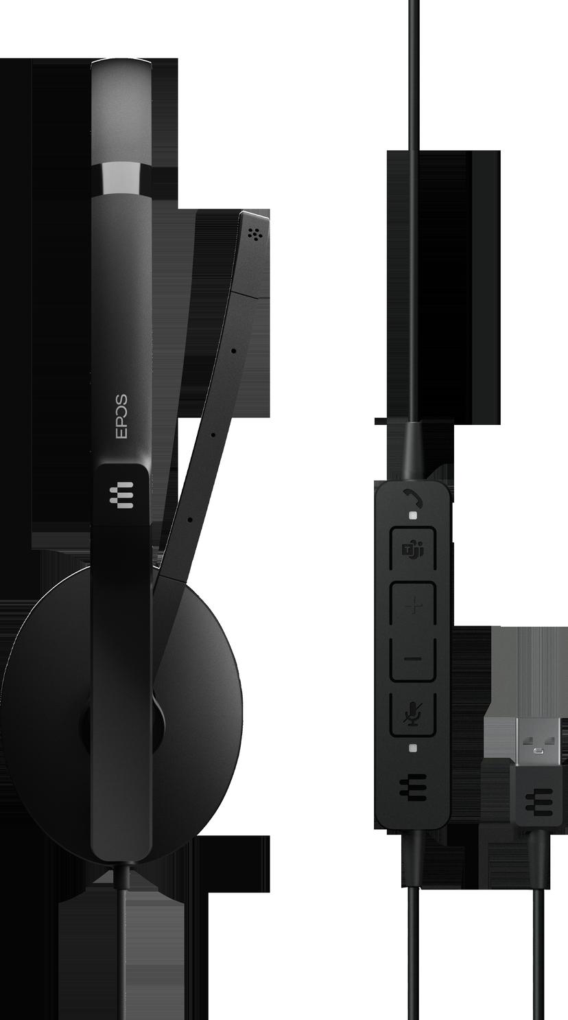 EPOS ADAPT 160T II Stereo USB-A Microsoft Teams Musta