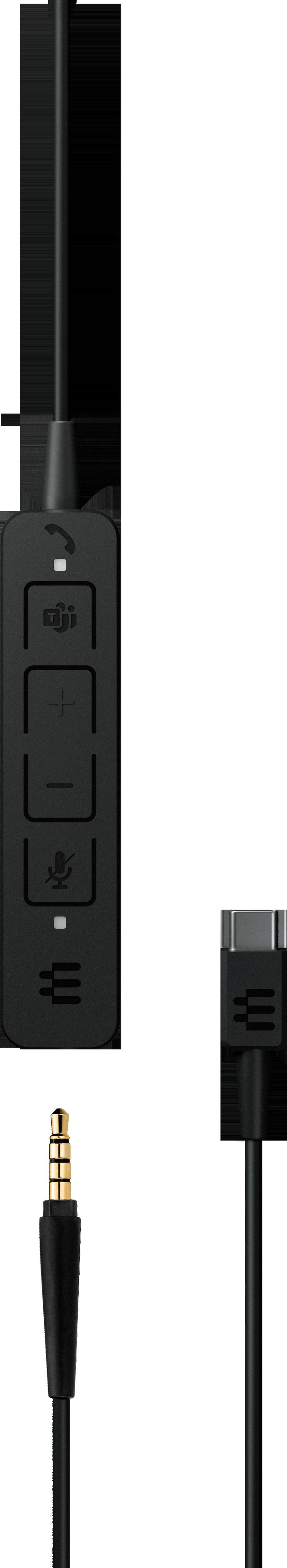 EPOS ADAPT 165T II Headset Stereo USB-C Microsoft Teams Svart