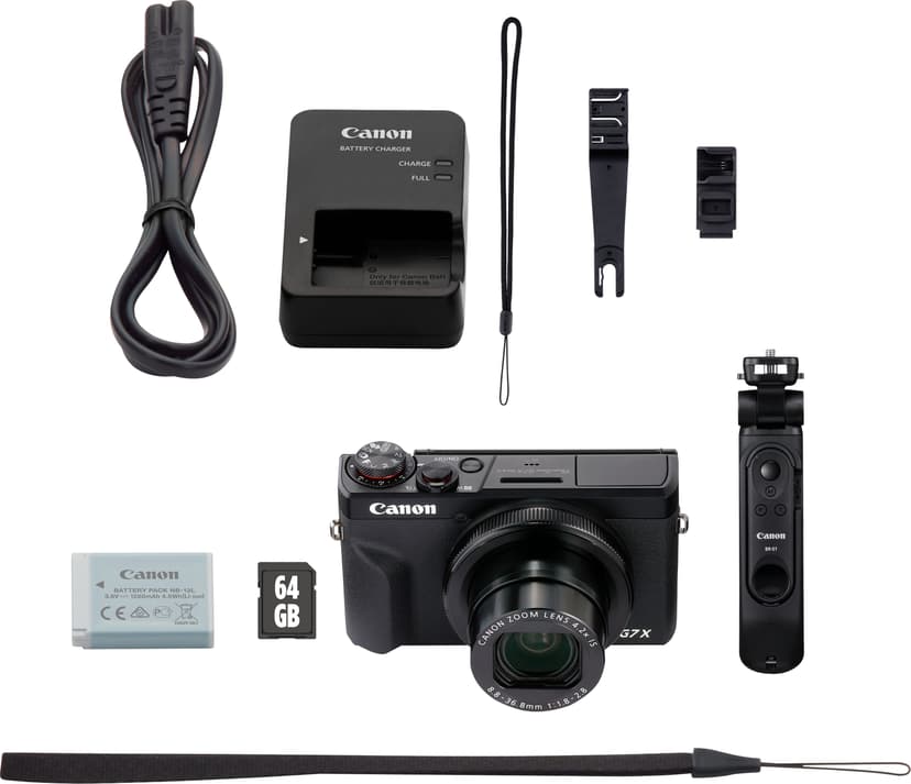 Canon Powershot G7 X Mark III Premium Vlogger Kit - (Fyndvara klass 1)