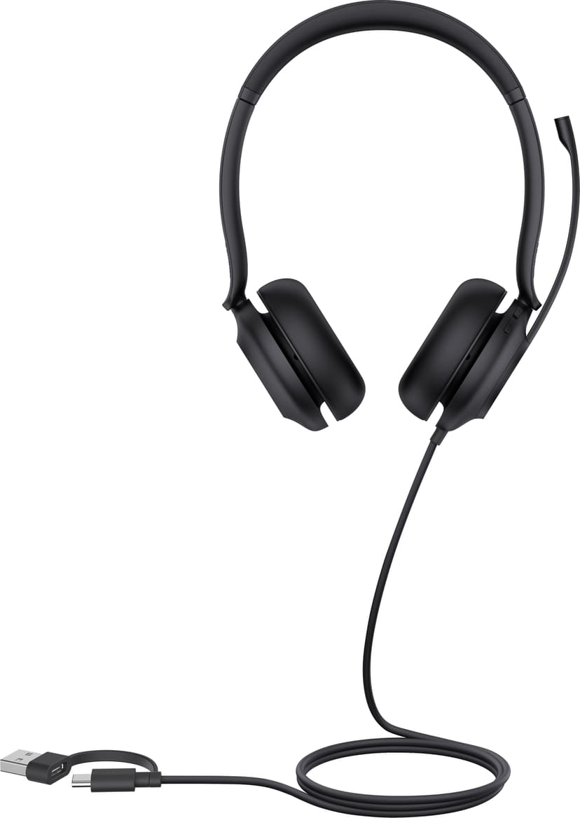 Yealink UH35 Stereo USB-A, USB-C Microsoft Teams Svart