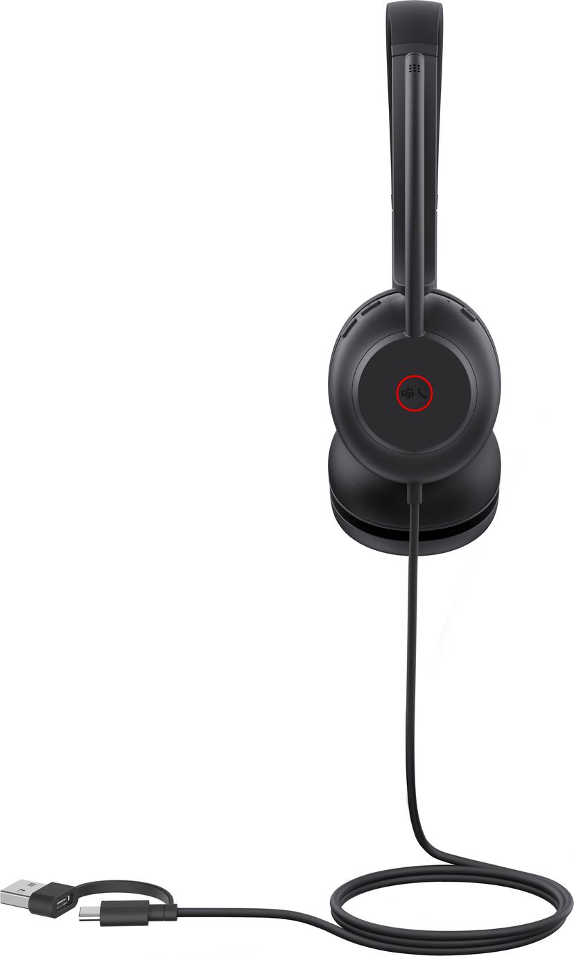 Yealink UH35 Stereo USB-A, USB-C Microsoft Teams Svart