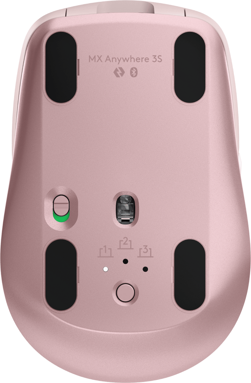 Logitech MX Anywhere 3s Trådlös RF + Bluetooth Mus