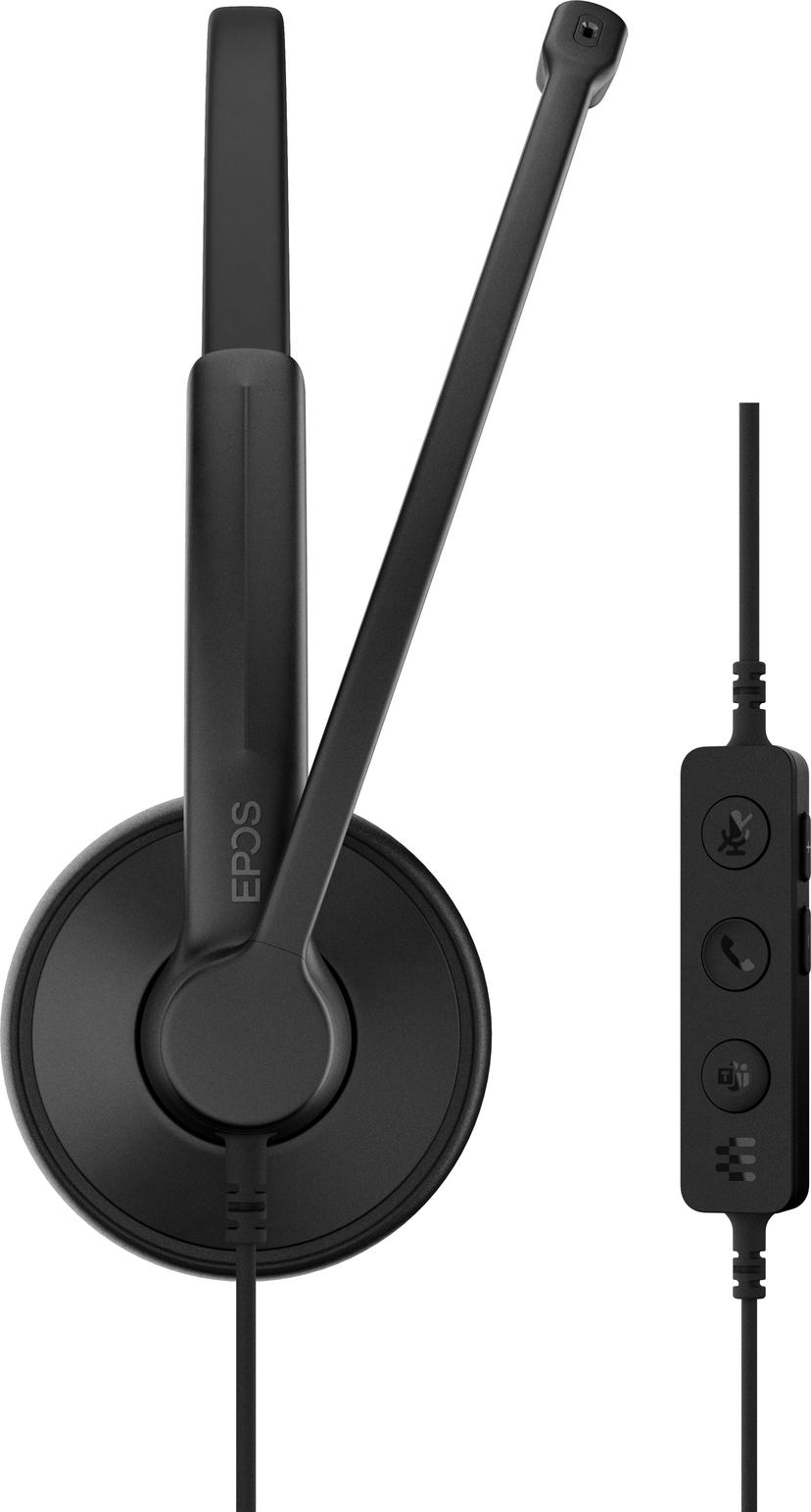 EPOS IMPACT 100 Stereo USB-A, USB-C Microsoft Teams Svart