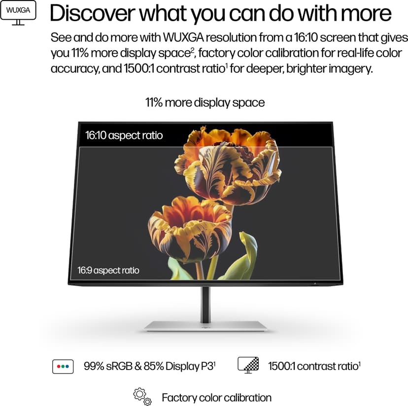 HP 724pn Series 7 Pro - (Fyndvara klass 2) 24" 1920 × 1200pixels IPS 16:10 100Hz