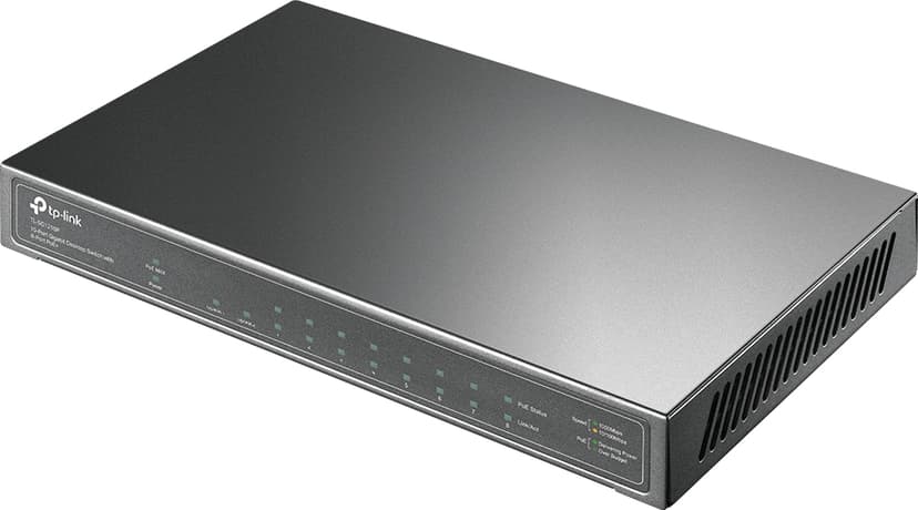 TP-Link TL-SG1210P nettverkssvitsj Uhåndtert Gigabit Ethernet (10/100/1000) Strøm over Ethernet (PoE) Grå