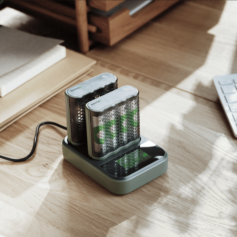 GP ReCyko Speed akkulaturi M452, USB-liitännällä, 2 telakkaa ja 8 kpl 2600 mAh:n akkuja