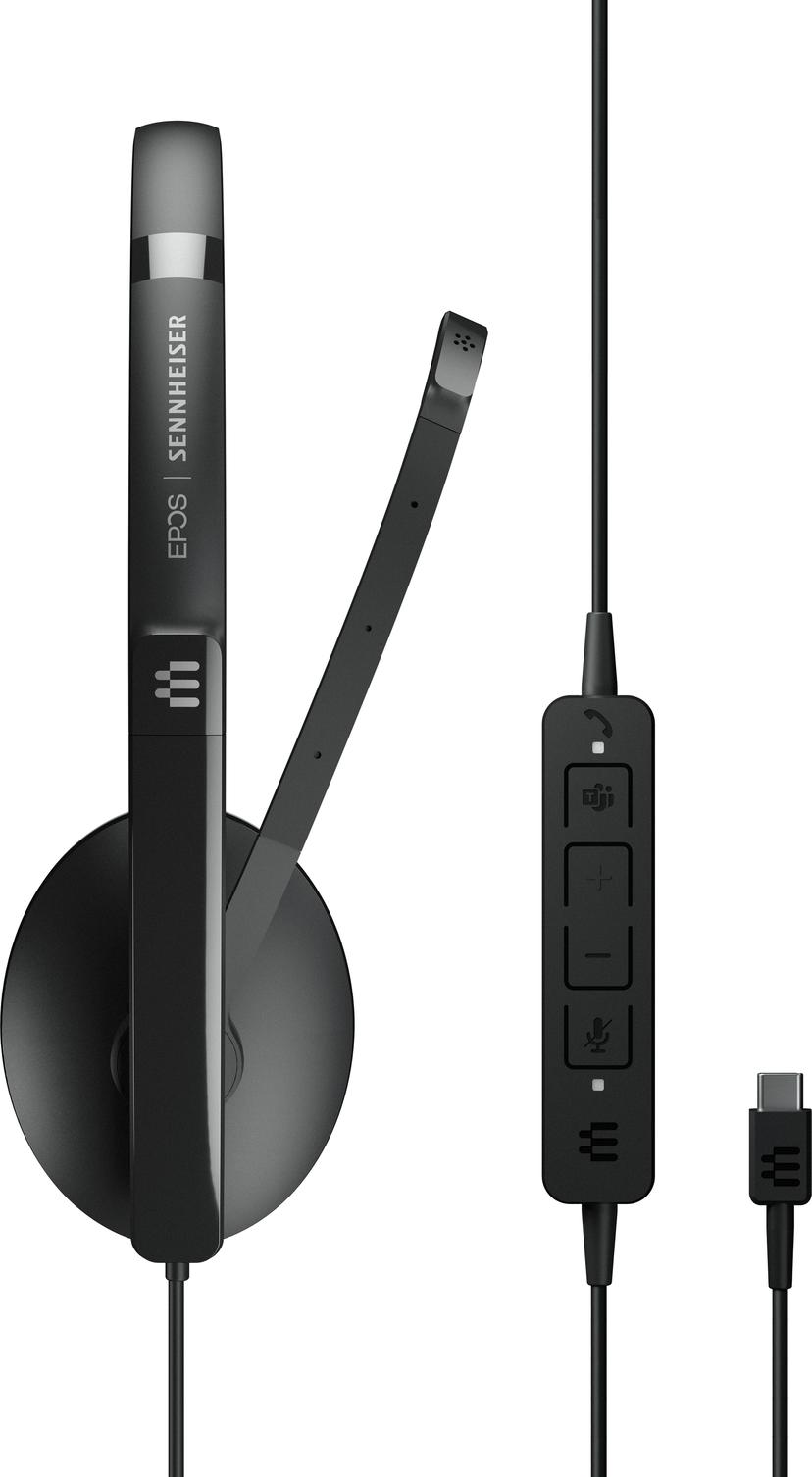 EPOS ADAPT 130T II Mono USB-C Microsoft Teams Svart