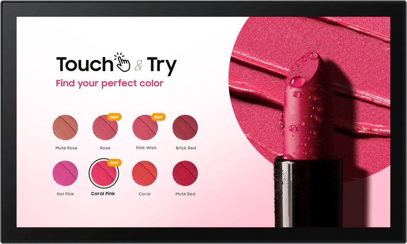 Samsung QB13C-T Small Touch Signage 16/7 13" ADS 500cd/m² 1920 × 1080pixels