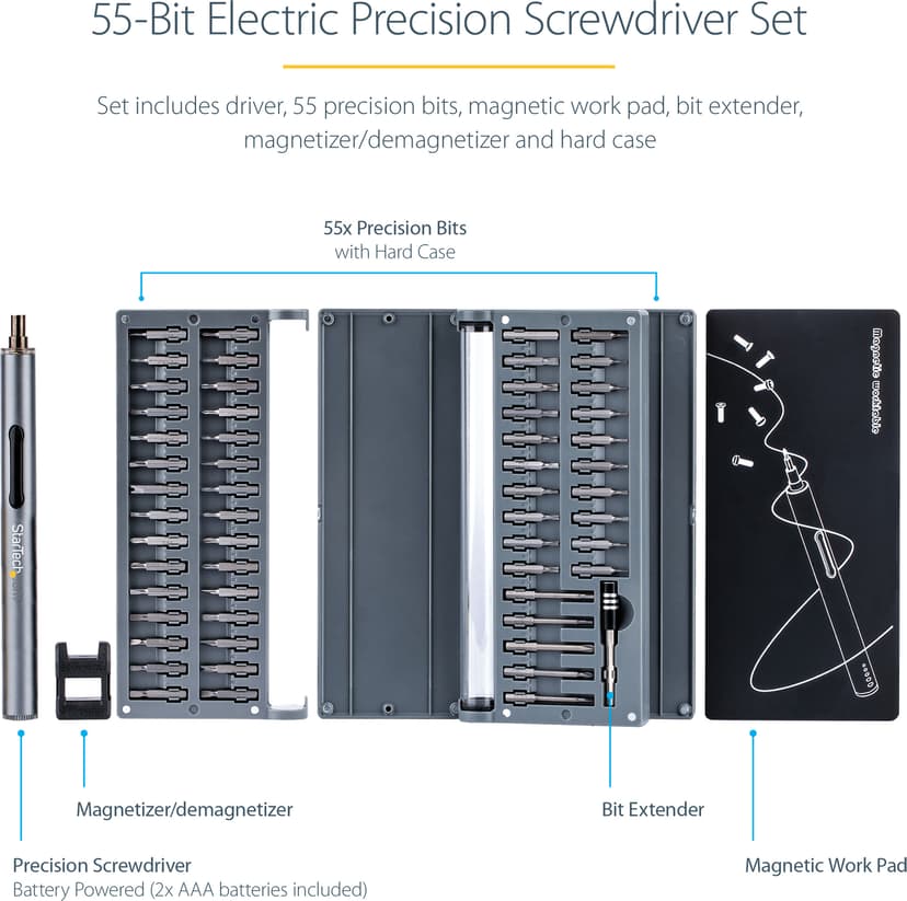 Startech Elektrisk Presisjonskrutrekker 55-Bit