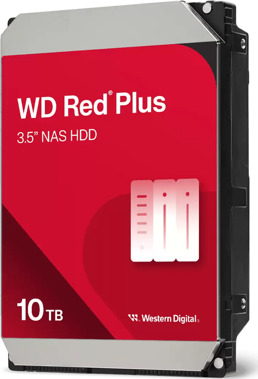 WD Red Plus 10TB 3.5" 7200r/min SATA 6.0 Gbit/s Harddisk