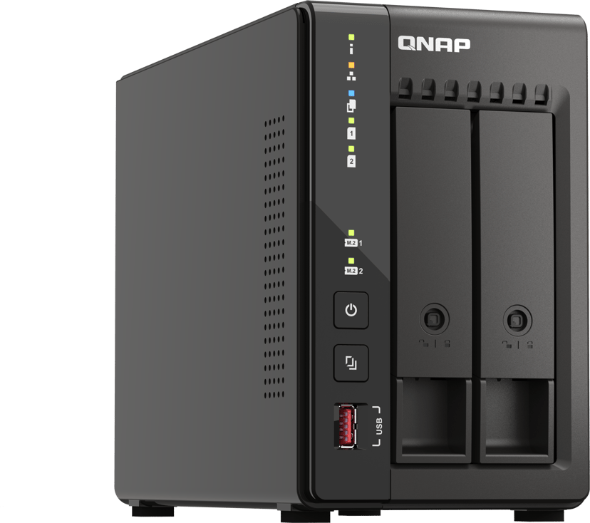 QNAP QVP-21C NAS & lagringsserver Tower Intel® Celeron® J6412 8 GB DDR4 0 TB QVR Pro Sort
