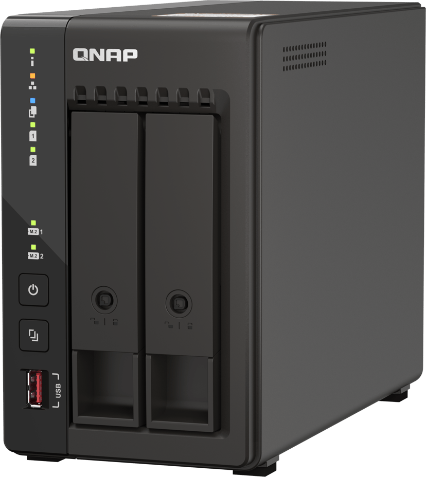 QNAP QVP-21C NAS & lagringsserver Tower Intel® Celeron® J6412 8 GB DDR4 0 TB QVR Pro Sort