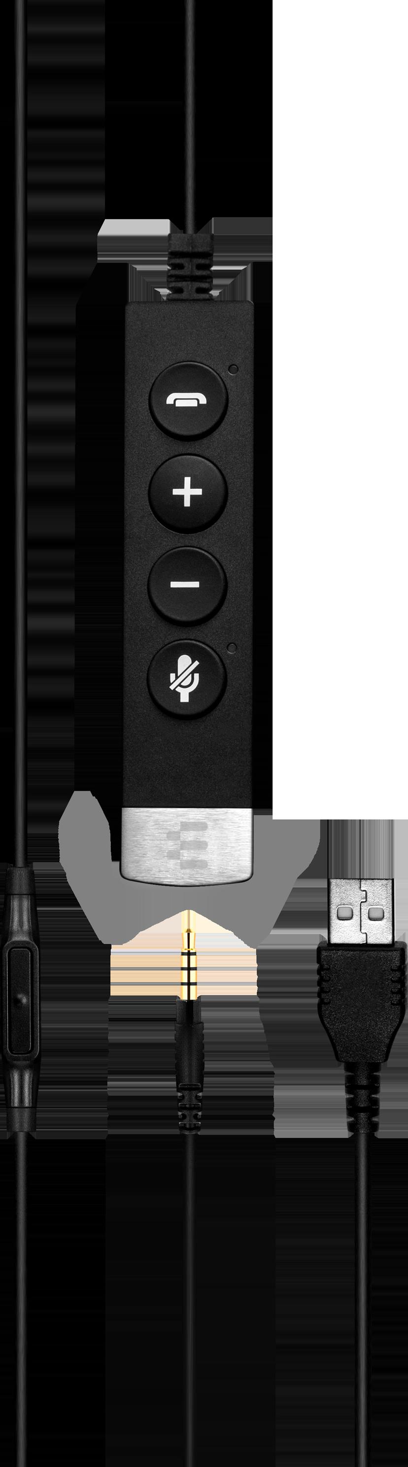 EPOS IMPACT SC 660 Stereo USB-A UC Silver, Svart