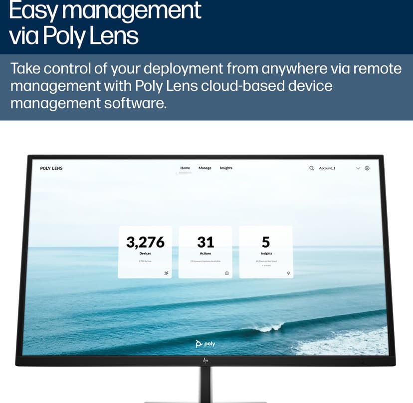 HP Poly Studio V52 USB Video Bar