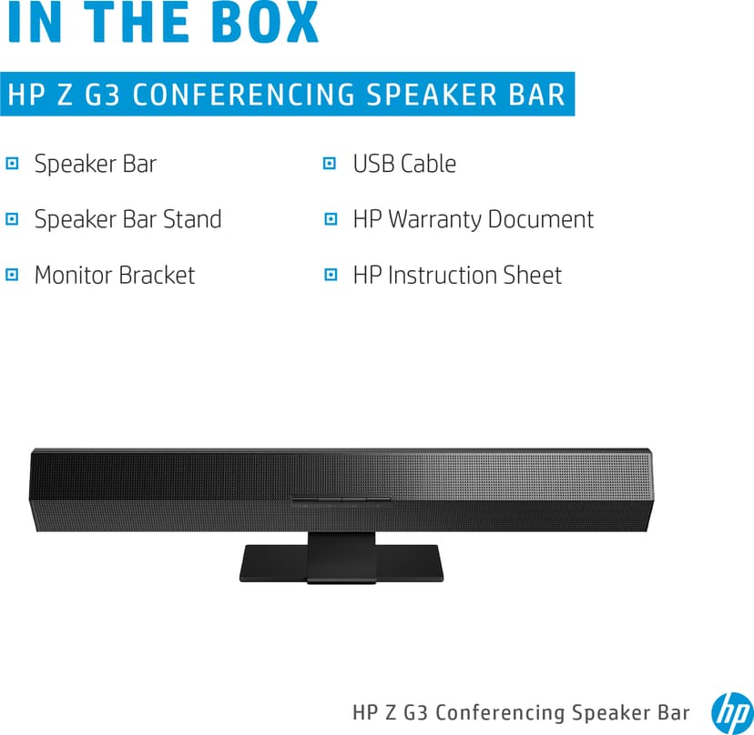 HP Z G3 högtalare för konferenssamtal