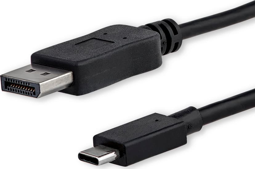 Startech 6ft USB C to DisplayPort Adapter Cable 1.8m DisplayPort USB-C Svart
