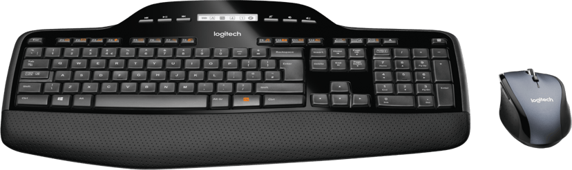 Logitech Wireless Desktop MK710 - tastatur og mus-sæt - US Trådløs US International