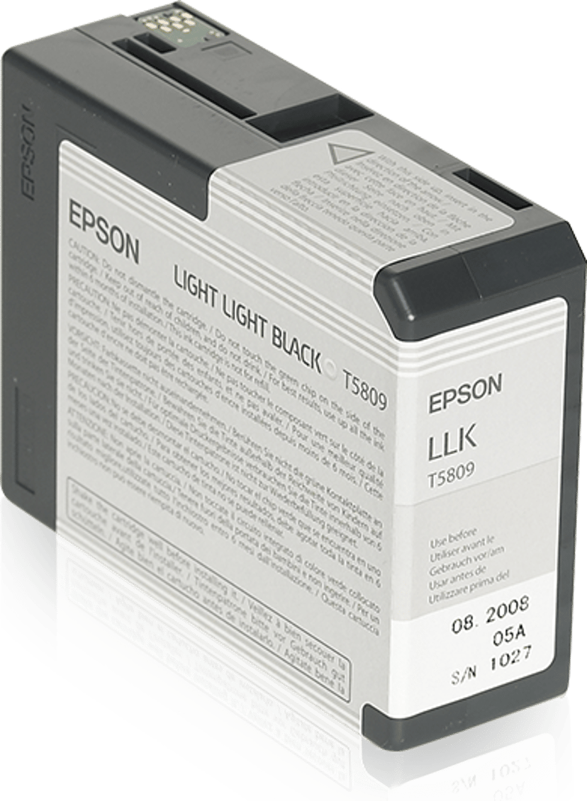 Epson Muste Kevyt Light Musta T5809 - PRO 3800