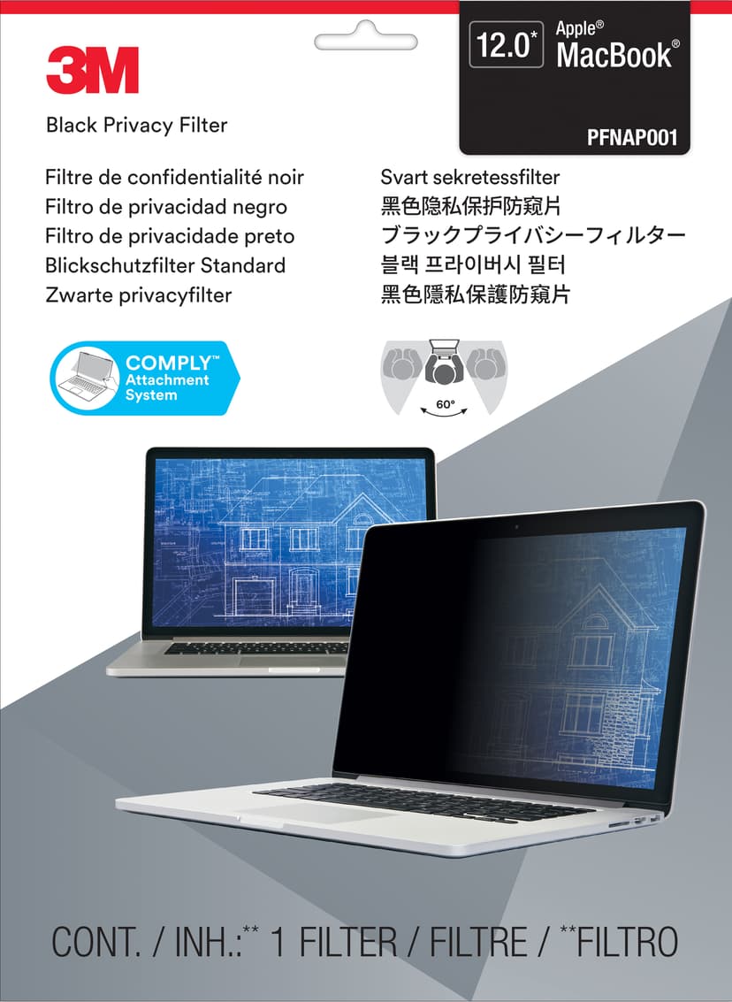 3M Sekretessfilter 16:10