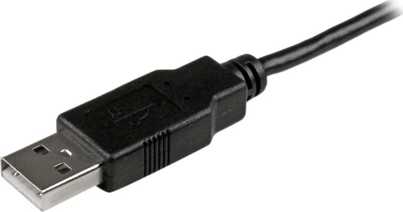 Startech Mobile Charge Sync USB to Slim Micro USB Cable for Smartphones and Tablets 1m USB-A Micro USB-B Svart