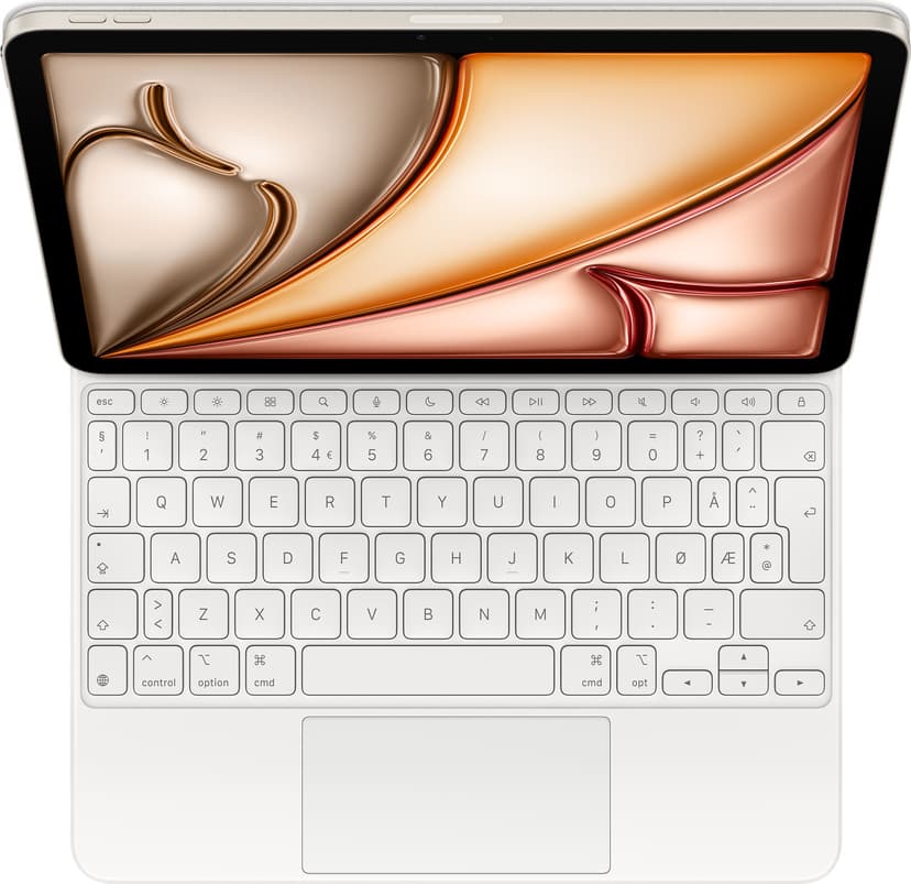 apple-magic-keyboard-ipad-air-11-m3-norwegian-white-kuppvare