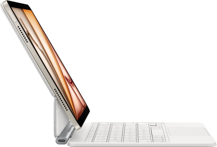 apple-magic-keyboard-ipad-air-11-m3-norwegian-white-kuppvare