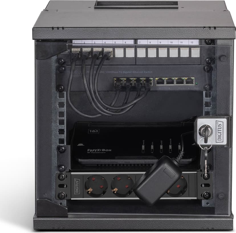 Digitus Network Rack Bundle 10" 6U