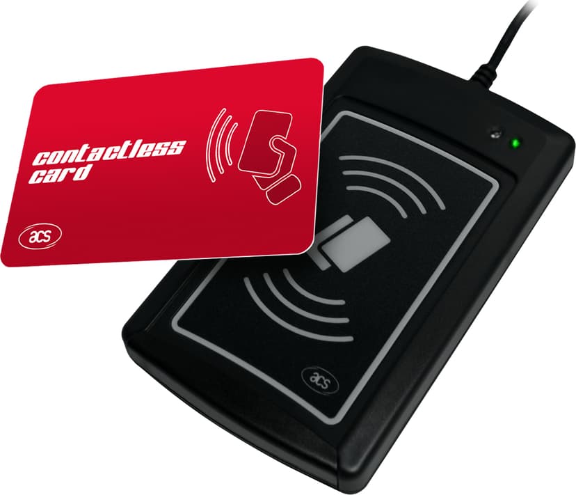 ACS ACR1281U-C2 smartkortleser, USB 2.0, svart