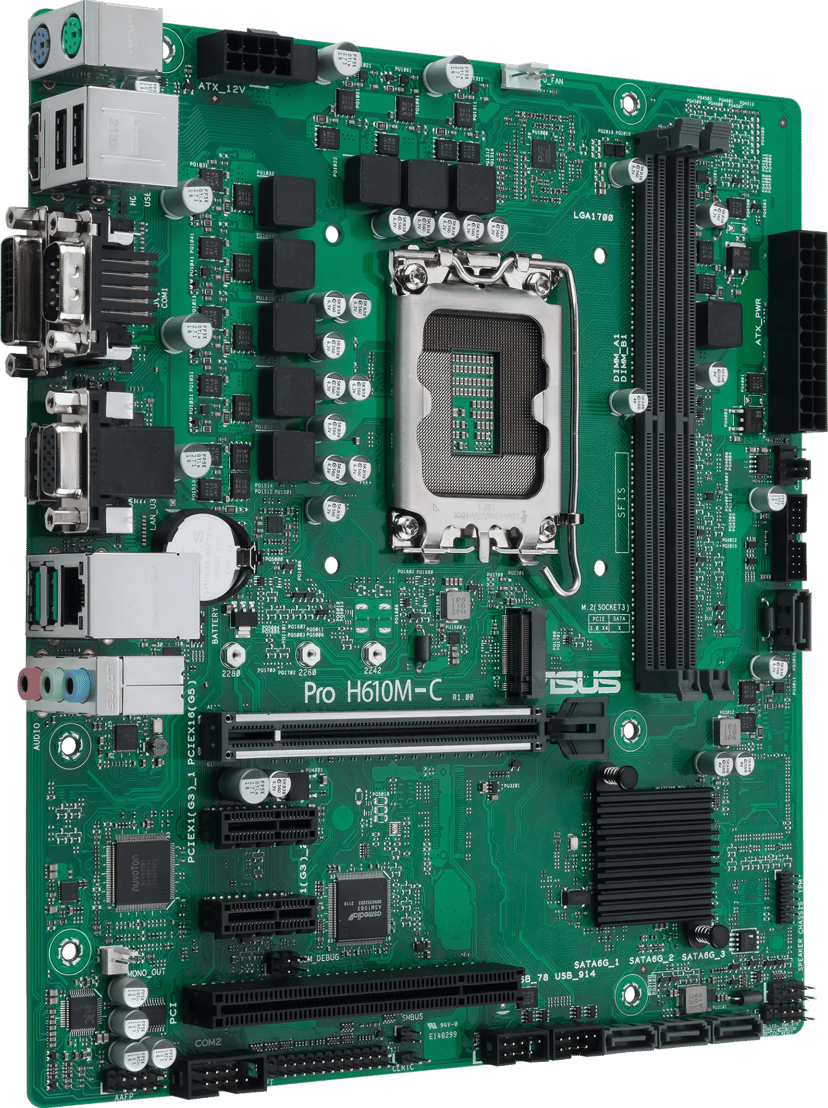 ASUS Pro H610M-C-CSM Intel H610 LGA 1700 mikro ATX LGA 1700 Micro-ATX