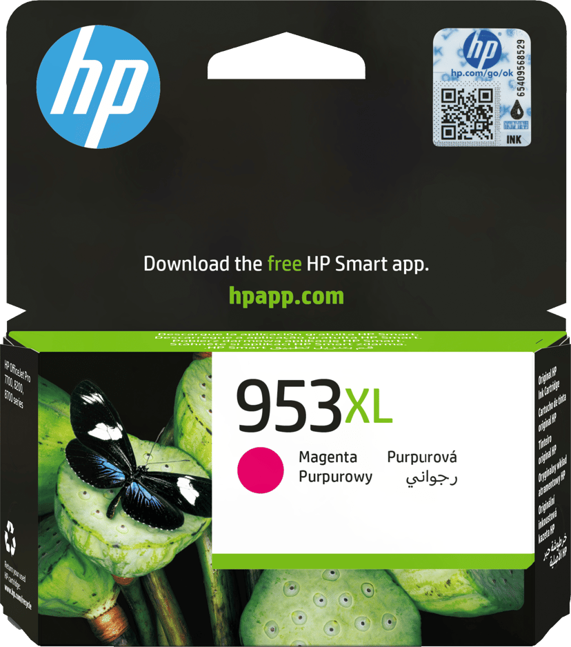 HP Muste Magenta 953XL - OfficeJet Pro 8710/8720/8730/8740
