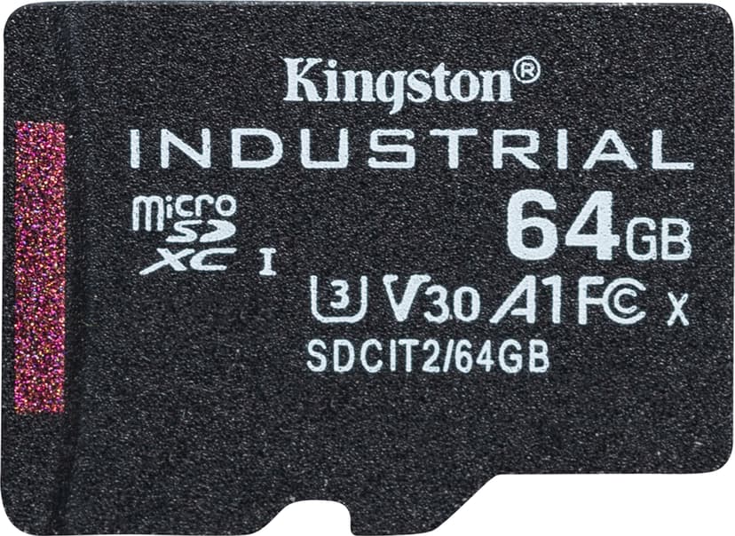 Kingston Technology Industrial 64 GB MicroSDXC UHS-I Klasse 10 64GB MicroSDXC UHS-I