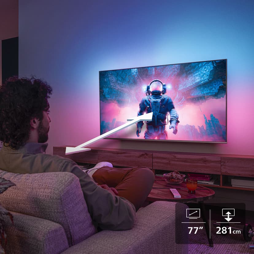 Philips 65OLED810 65" 4K OLED Ambilight TV (2025)