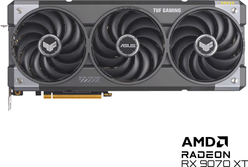 【未使用】ASUS TUF GAMING RX 9070 XT 16GB OC ASUS TUF Gaming Radeon RX 9070 XT OC Edition 16GB GDDR6 | パソコン