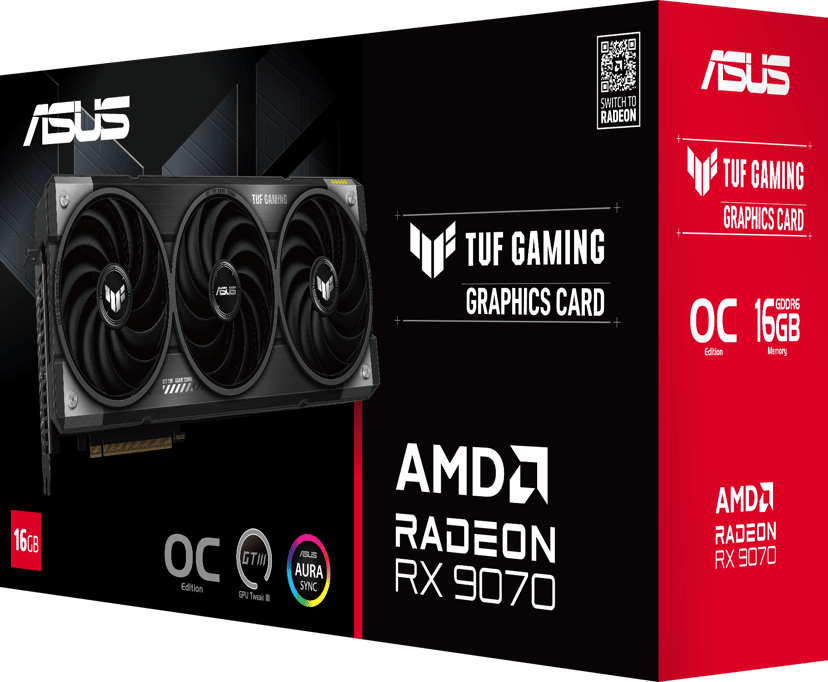 ASUS TUF Gaming OC Radeon RX 9070 16GB
