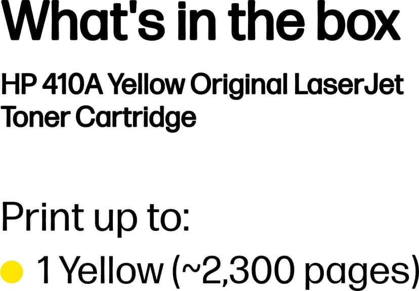 HP Toner Gul 410A 2.3K - CF412A