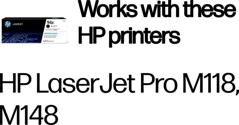 HP Toner Svart 94X 2.8K