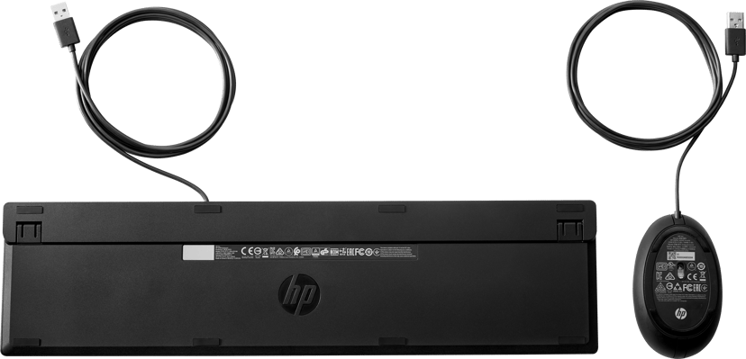 HP 320 Mouse and Keyboard Combo Kabel Nordisk