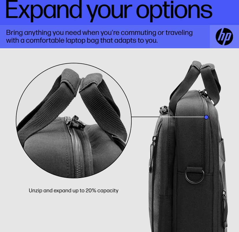 HP Renew Executive 16.1" Polyester Zwart