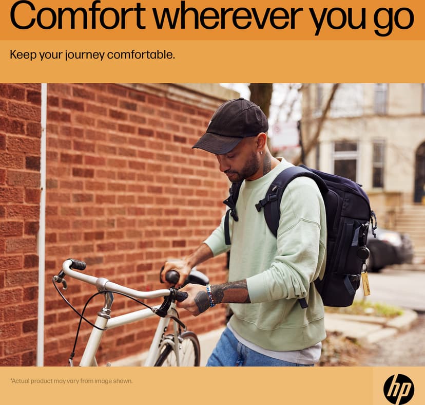 HP Travel 25L 15.6" 15.6" Polyesteri Harmaa, Sininen Harmaa, Sininen