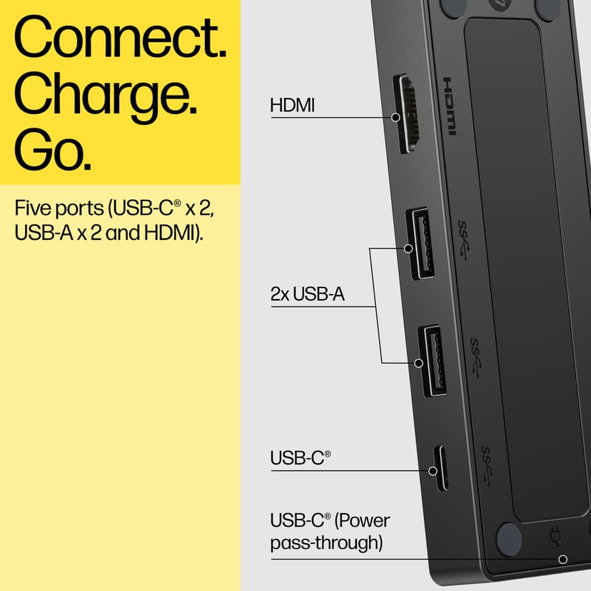 HP G3 Usb-c Travel Hub USB-C 3.2 Gen 1 (3.1 Gen 1)