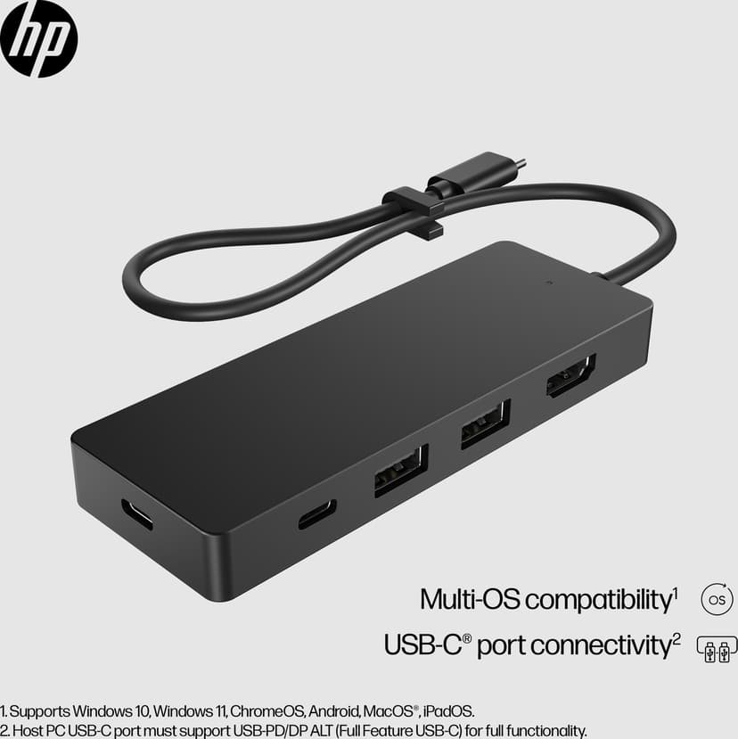 HP G3 Usb-c Travel Hub USB-C 3.2 Gen 1 (3.1 Gen 1)