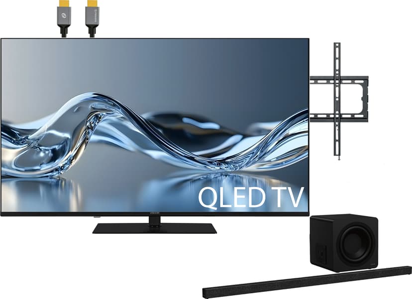 Voxicon VXV855QG 55" 4K QLED ANDROID TV + CHROMECAST Konferenskit Deluxe